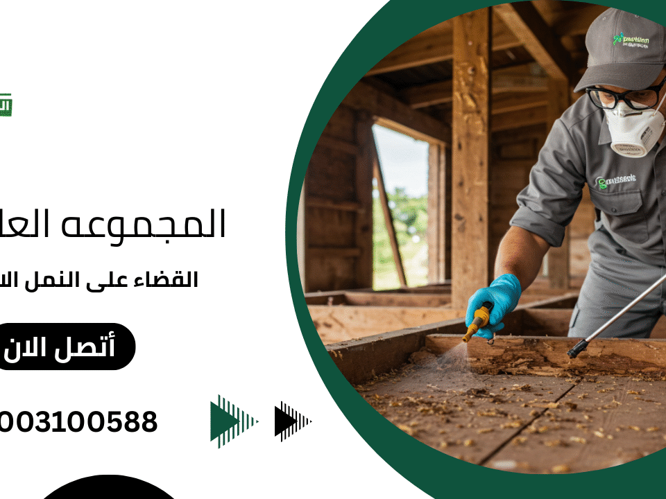 القضاء على النمل الابيض