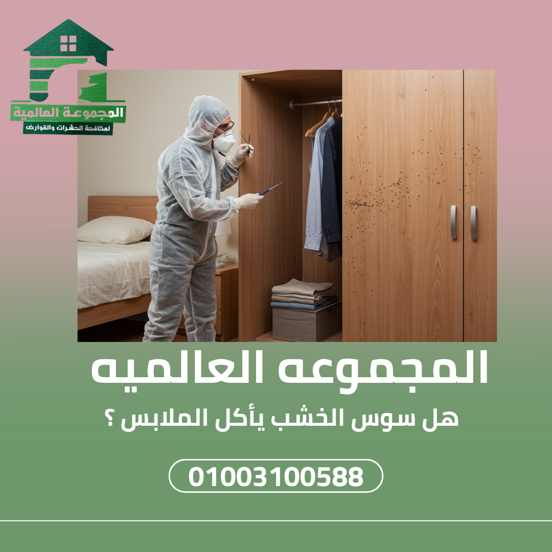 هل سوس الخشب يأكل الملابس ؟