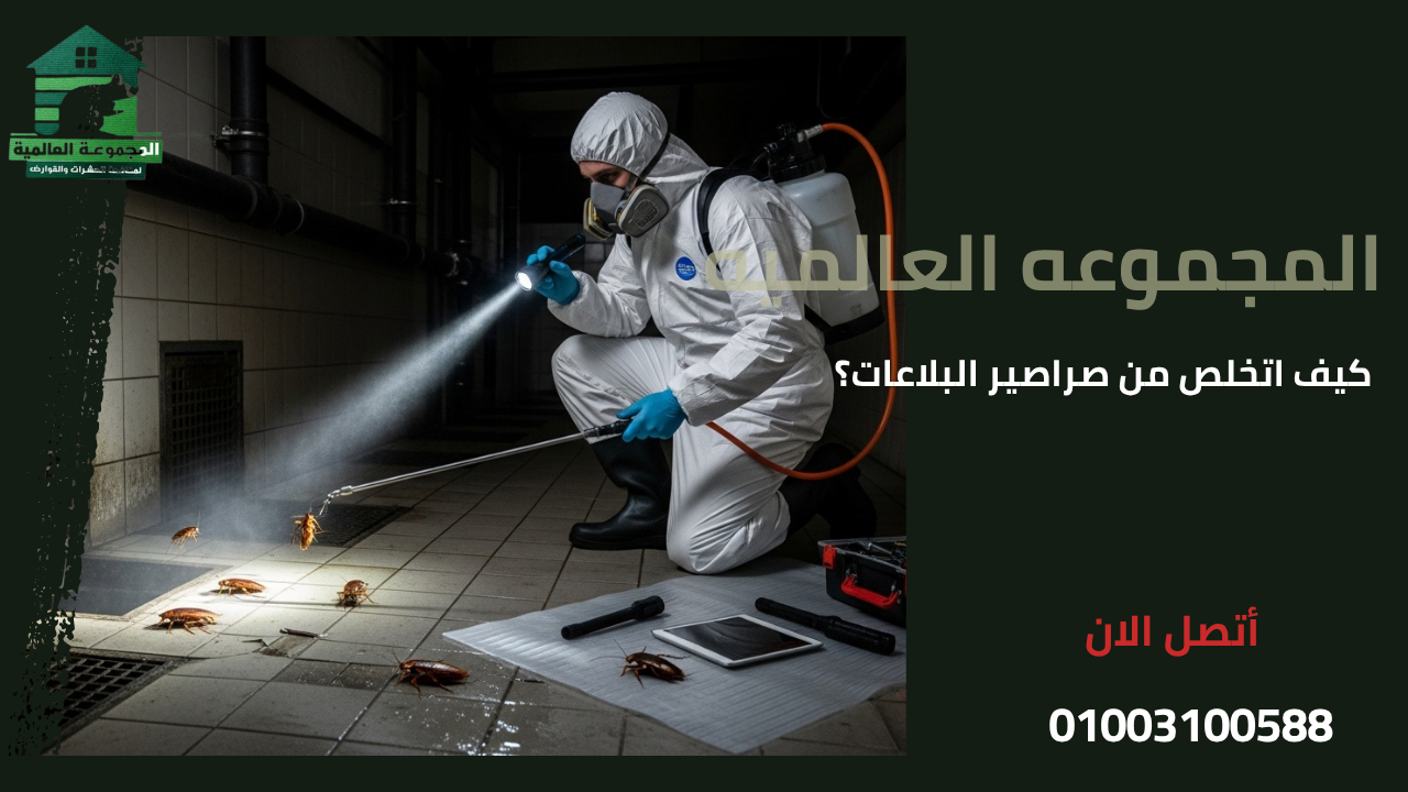 كيف اتخلص من صراصير البلاعات؟