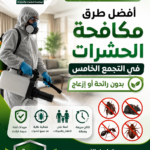 أفضل طرق مكافحة الحشرات في التجمع الخامس بدون رائحة أو إزعاج