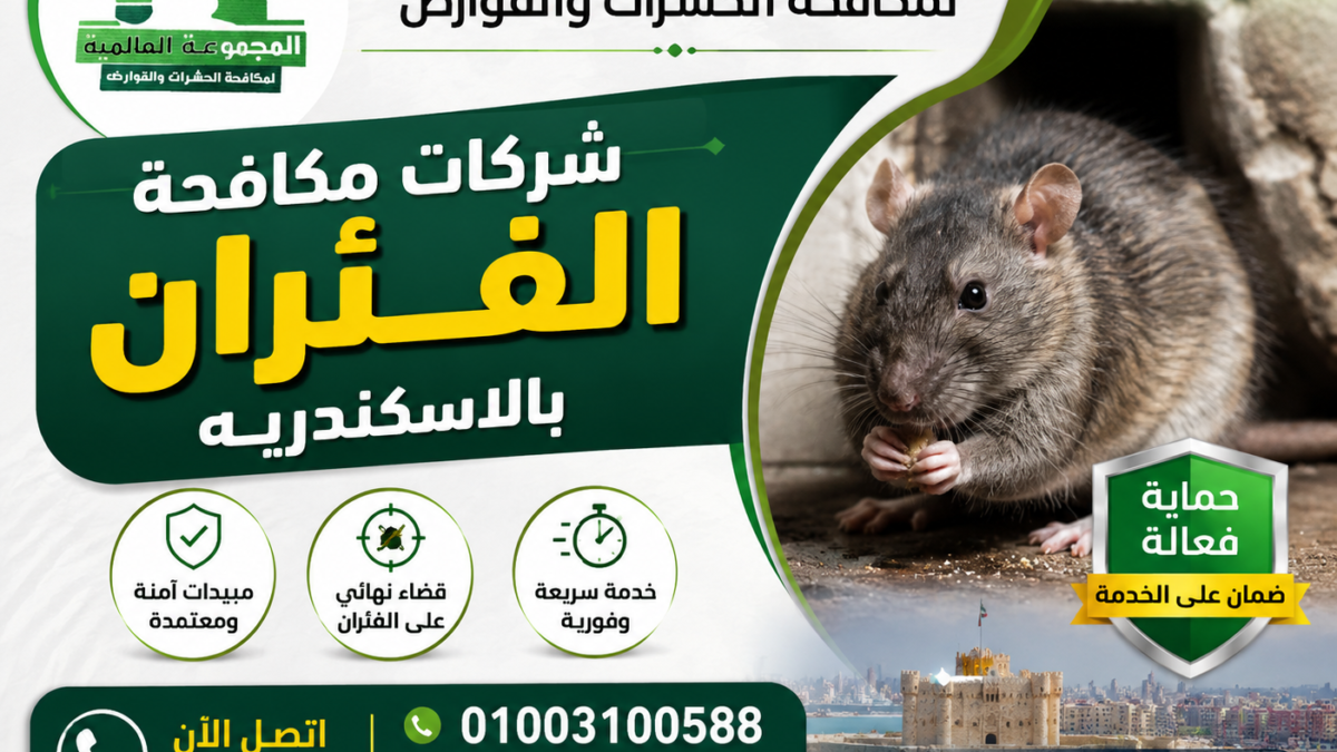 شركات مكافحة الفئران بالاسكندريه