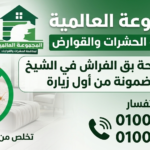شركة مكافحة بق الفراش في الشيخ زايد – نتائج مضمونة من أول زيارة