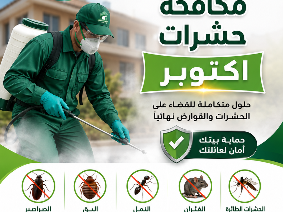 مكافحة حشرات اكتوبر