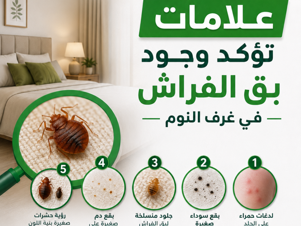 5 علامات تؤكد وجود بق الفراش في غرف النوم