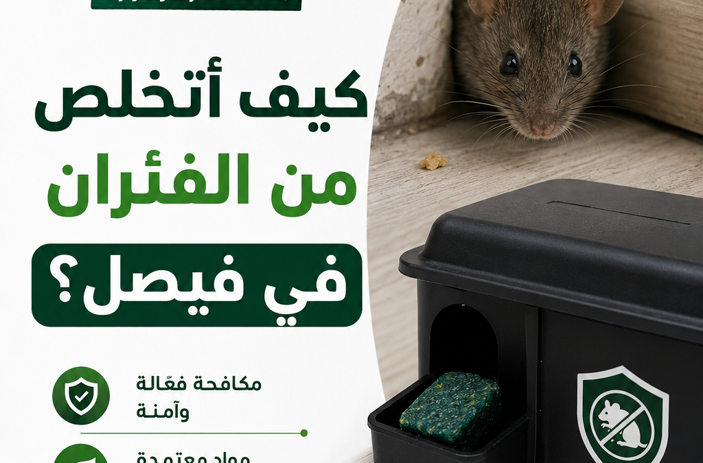 كيف أتخلص من الفئران في فيصل؟