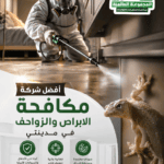 أفضل شركة مكافحة الابراص و الزواحف في مدينتي