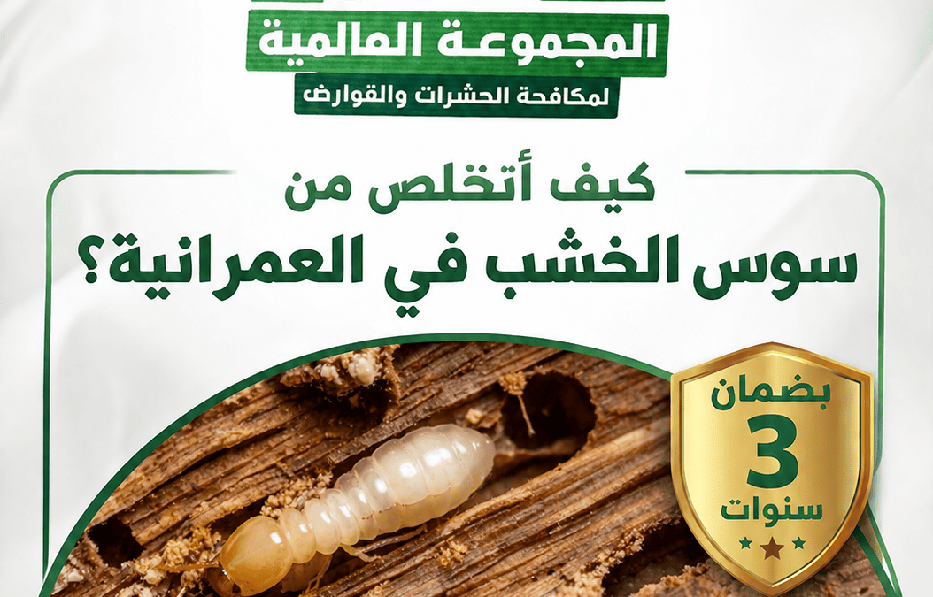 كيف أتخلص من سوس الخشب في العمرانية؟