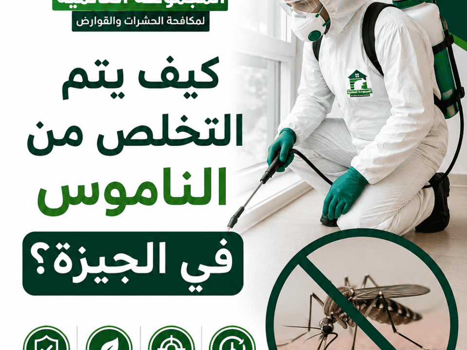 كيف يتم التخلص من الناموس في الجيزة؟