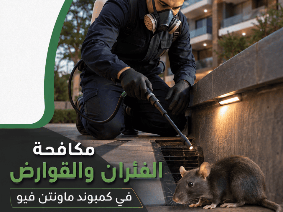 مكافحة الفئران و القوارض في كمبوند ماونتن فيو