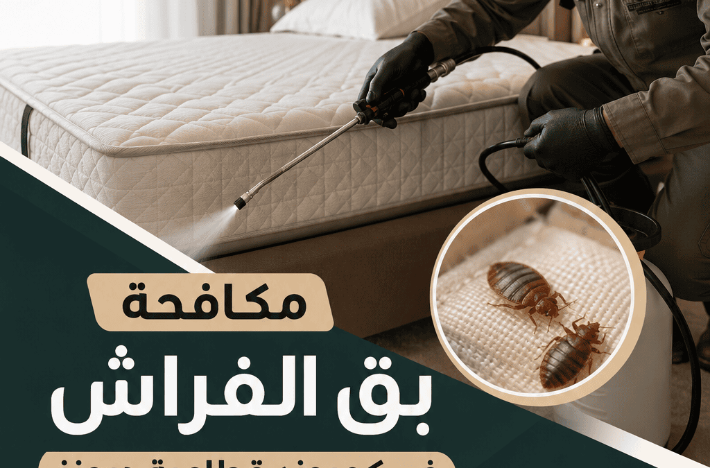 مكافحة بق الفراش في كمبوند قطامية ديونز