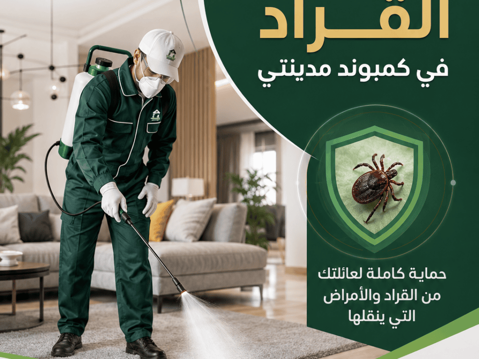 أفضل شركة مكافحة القراد في كمبوند مدينتي