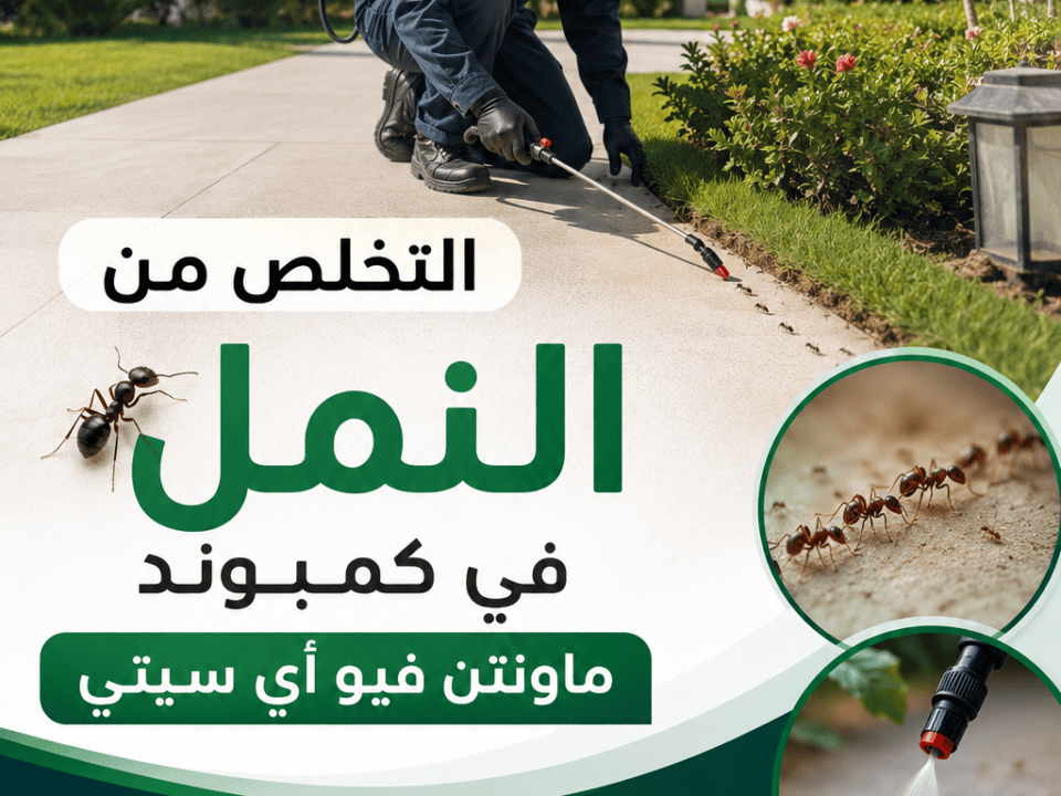التخلص من النمل في كمبوند ماونتن فيو آي سيتي