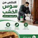 التخلص من سوس الخشب في كمبوند مدينتي