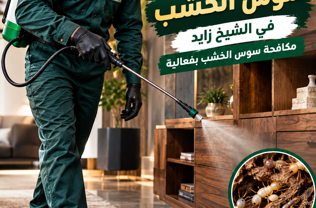 أفضل شركة للتخلص من سوس الخشب في الشيخ زايد مكافحة سوس الخشب بفعالية