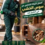 أفضل شركة للتخلص من سوس الخشب في الشيخ زايد مكافحة سوس الخشب بفعالية