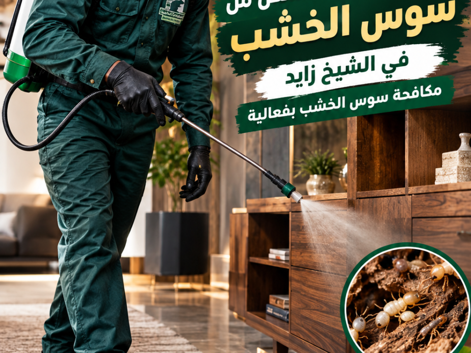 أفضل شركة للتخلص من سوس الخشب في الشيخ زايد مكافحة سوس الخشب بفعالية