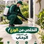 التخلص من الوزغ في كمبوند الرحاب