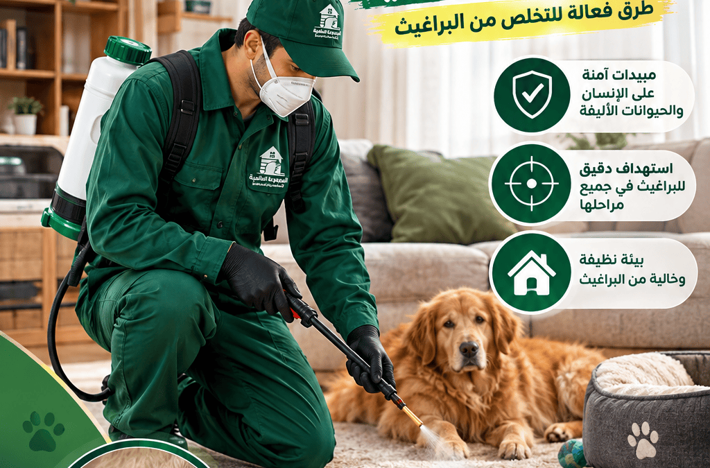 فضل شركة مكافحة البراغيث في كمبوند سراي طرق فعالة للتخلص من البراغيث