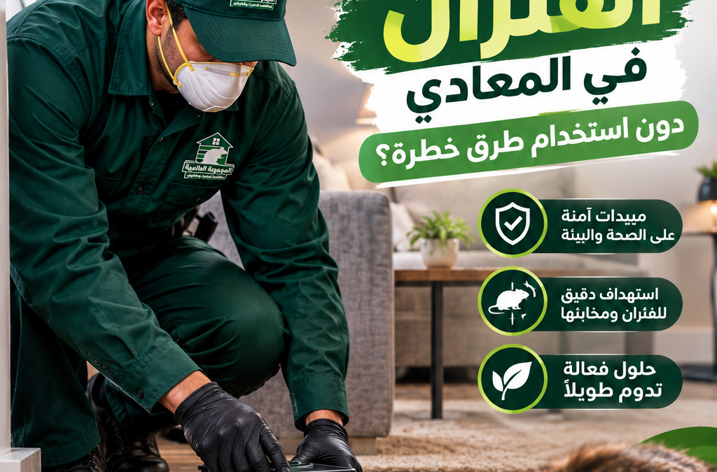 كيف يتم التخلص من الفئران في المعادي دون استخدام طرق خطرة؟