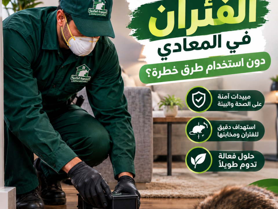 كيف يتم التخلص من الفئران في المعادي دون استخدام طرق خطرة؟