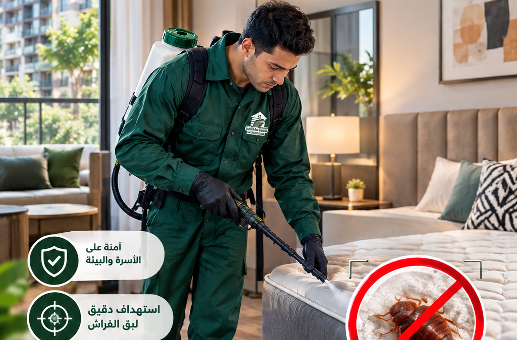 مكافحة البق في كمبوند أويست طرق فعالة للتخلص من بق الفراش