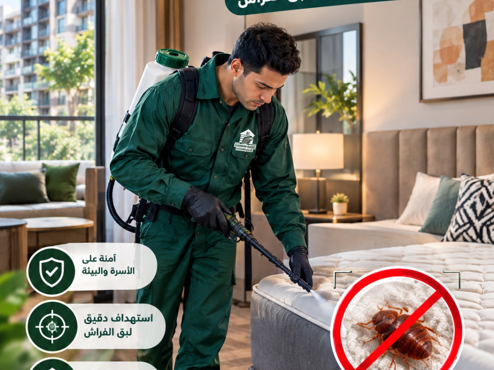 مكافحة البق في كمبوند أويست طرق فعالة للتخلص من بق الفراش